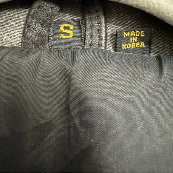 Hein Gerick Motorcycle Jacket 100% Cotton with Genuine Leather Trim Shell - Picture 12 of 14